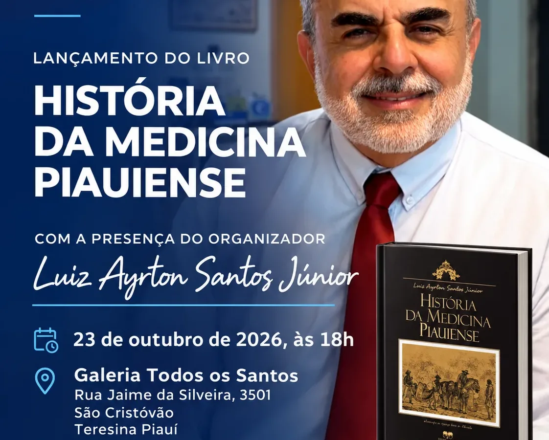 Livro “História da Medicina Piauiense” será lançado em Teresina com participação de 233 profissionais