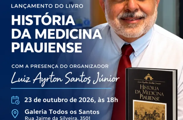 Livro “História da Medicina Piauiense” será lançado em Teresina com participação de 233 profissionais